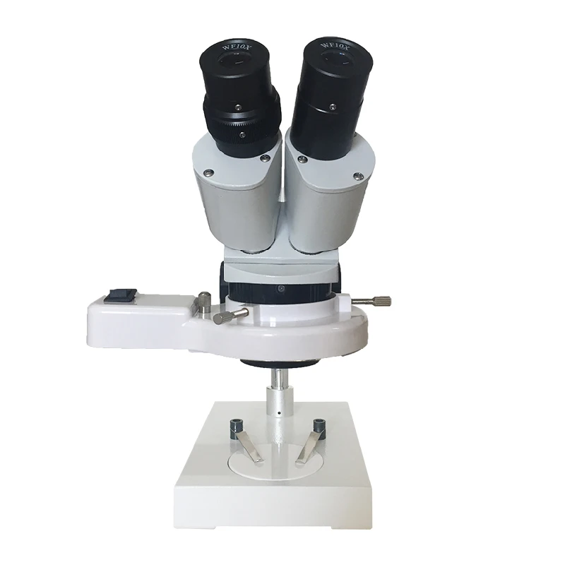 20X 40X Illuminated Industrial Stereo Microscope Soldering Repairing Tool for Mobile Phone Watch Clock Repairing PCB Inspection