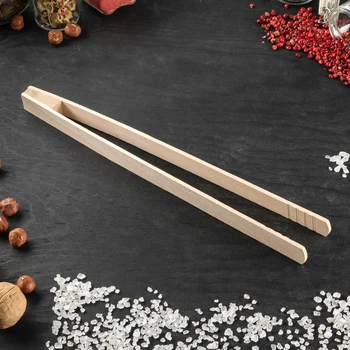 

Kitchen tongs, 30 cm, solid beech