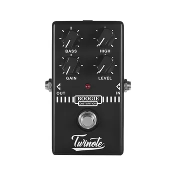 

BOOGIE DISTORTION Analog Old School Distortion Guitar Effect Pedal Processsor Full Metal Shell with True Bypass