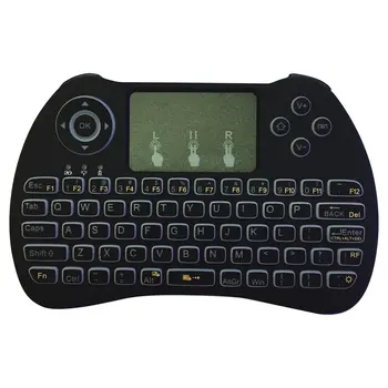 

Backlight Keyboard Mini Wireless Keyboard Air-Mouse Flying Squirrel Remote Control USB24GHz White Light Backlight