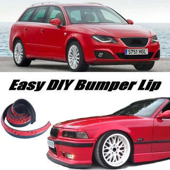 

NOVOVISU Bumper Lip Deflector Lips For SEAT Exeo Front Spoiler Skirt For Car Tuning View / Body Kit / Strip