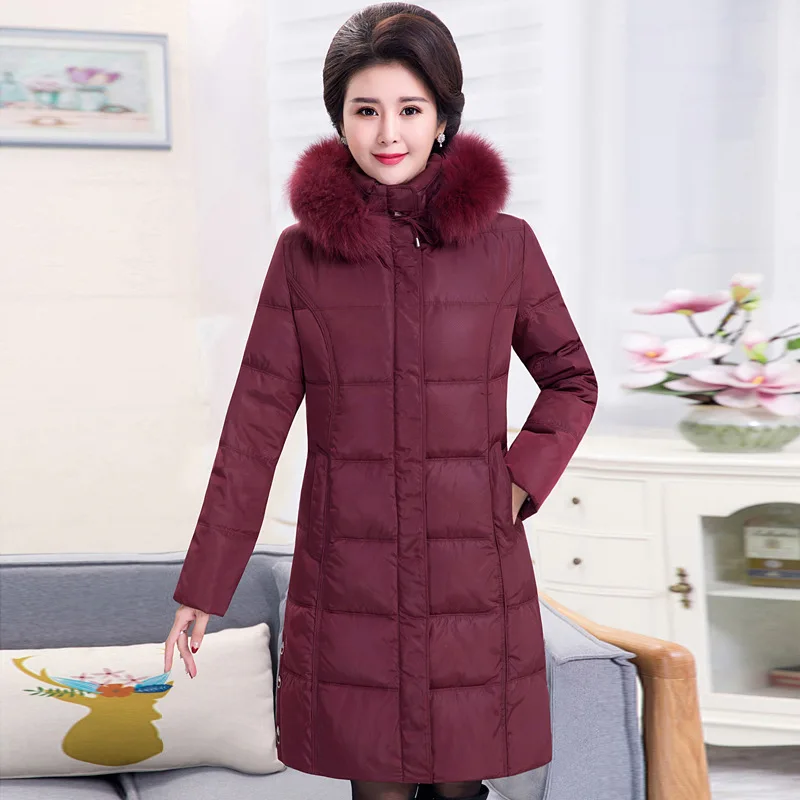 

winter down jacket hooded, plus size, long coat, women's jacket, fur parka, 2020, doudoune femme hiver 819,