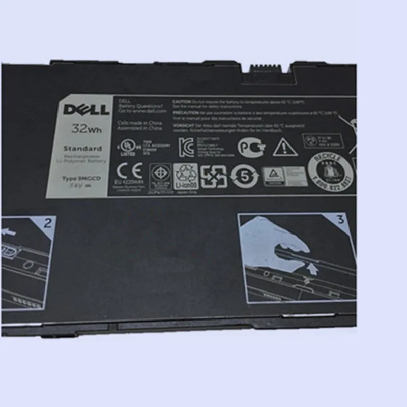 Ноутбук Замена литий-ионная батарея 9MGCD для DELL Venue 11 Pro 5130 7,4 V 4220Ah 32wh XMFY3 312-1453 VYP88 T8NH4