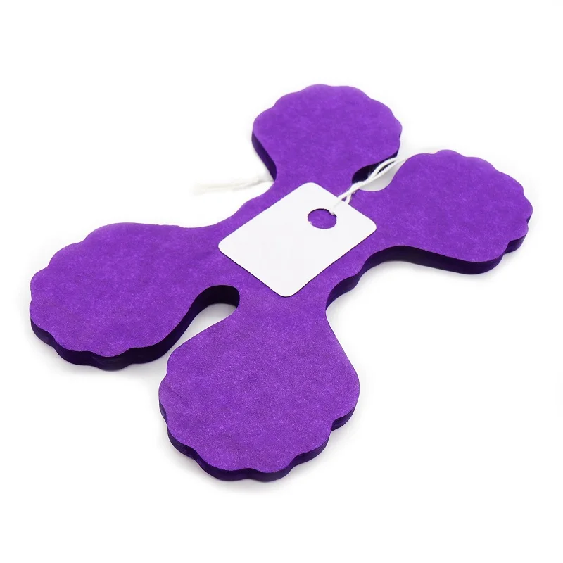 Dark Purple 3,6 м четырехлистная бумага в виде клевера бумажные гирлянды орнаменты свадебное украшение праздник в честь рождения ребенка, Рождество День рождения украшения Дети - Цвет: Dark Purple