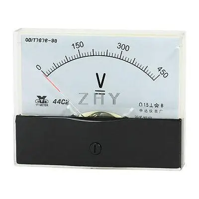 

Measurement Tool Analog Panel Voltmeter DC 0 - 450V Measuring Range
