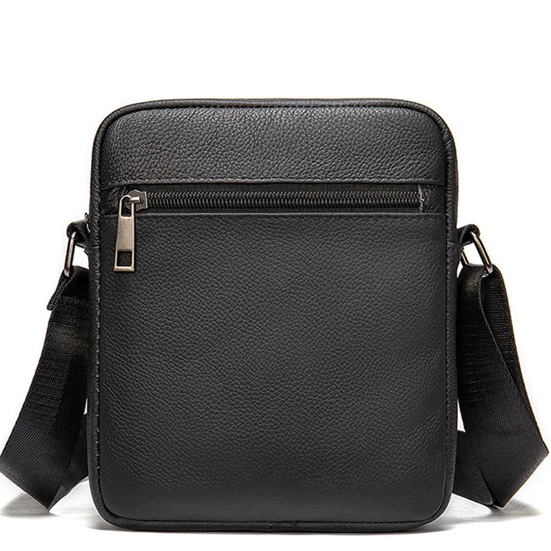 Men Shoulder Bag Soft Genuine Leather Single Shoulder Bag Crossbody Men