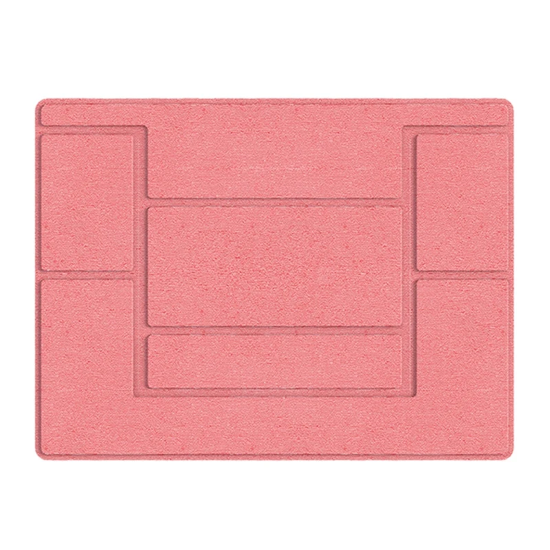 Универсальная Складная подставка для ноутбука Macbook Air Pro, подставка для ноутбука, регулируемая подставка для портативного планшета - Цвет: Pink