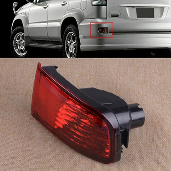 

CITALL Red ABS Rear Left Bumper Fog Lamp Light Housing 8159160130 Fit for Toyota Land Cruiser Prado J120 2002 2003 2004-2009