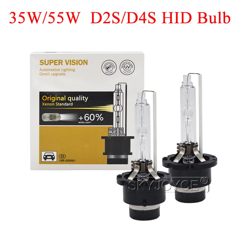 SKYJOYCE Car Headlight Bulb 55W D1S Xenon D2S HID Bulb 4300K D1S 5000K D3S 6000K D2S 8000K D4S D1R D2R D3R D4R 35W HID Headlamp (5)