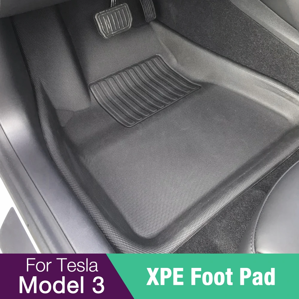 Автомобильный коврик для Tesla модель 3 аксессуары XPE нескользящий любой погоды