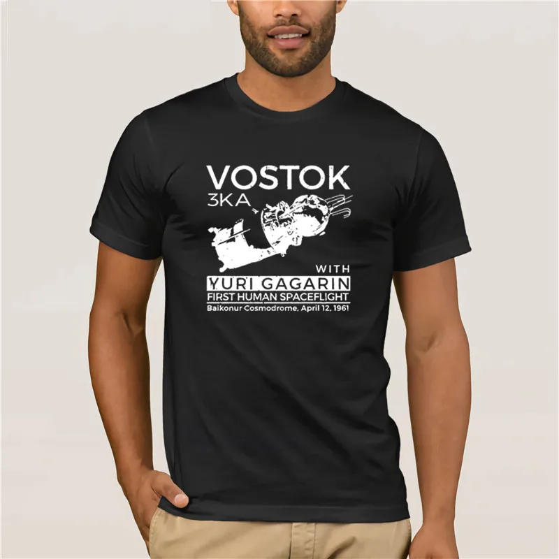 

2020 men Vostok T Shirt Printing Short Sleeve fashion summer Tshirt