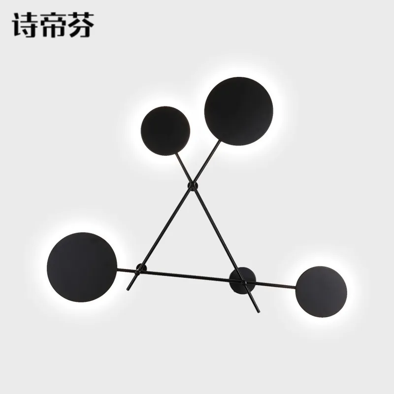 

nordice industrial decor abajur glass ball living room bedroom bedside luminaria de parede wall lights for home