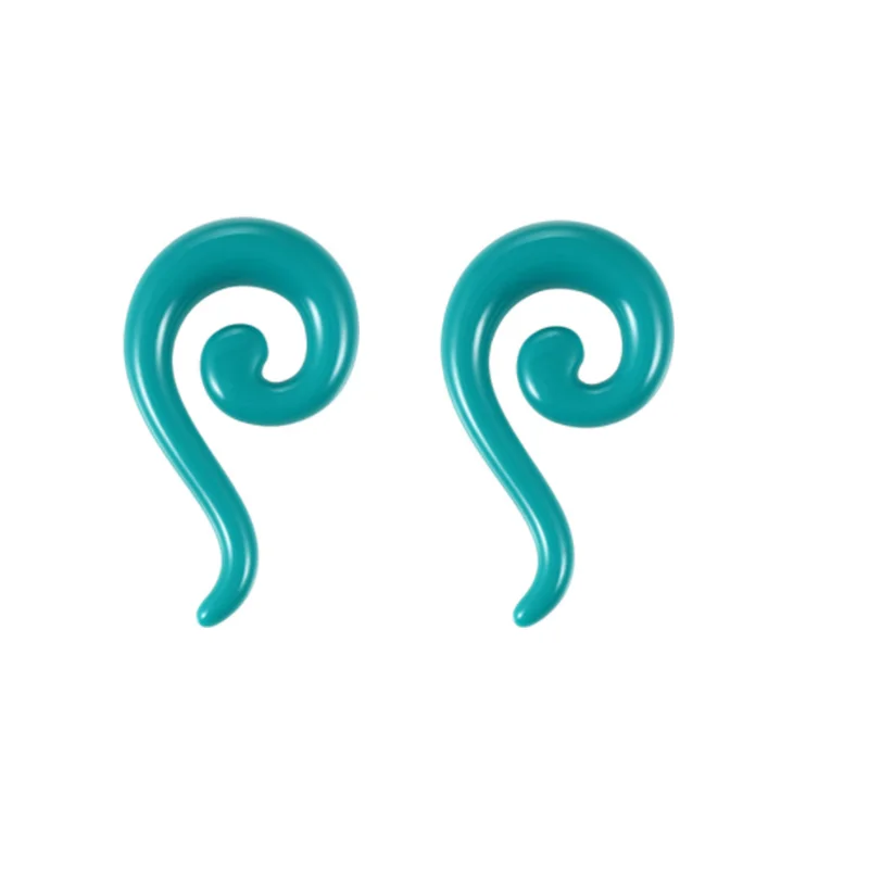 Acrylic Spiral Ear Taper Gauge Plugs Snail Wings Ear Stretchers Plugs And Tunnels Piercing Oreja Dilataciones Body Jewelry 1Pair