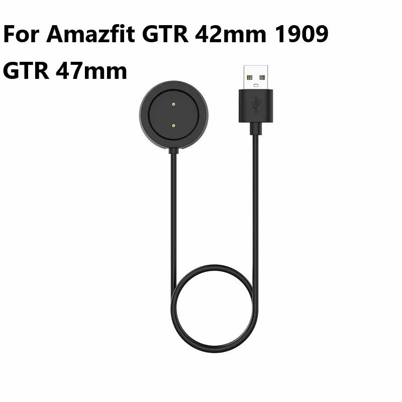 Зарядное устройство USB док-станция для Xiaomi AMAZFIT Pace/Bip A1608/A1607/A1702/A1712/A1807/A1913/stratos 2/GTR 42 мм 47 мм зарядное устройство для часов - Цвет: For Amazfit GTR