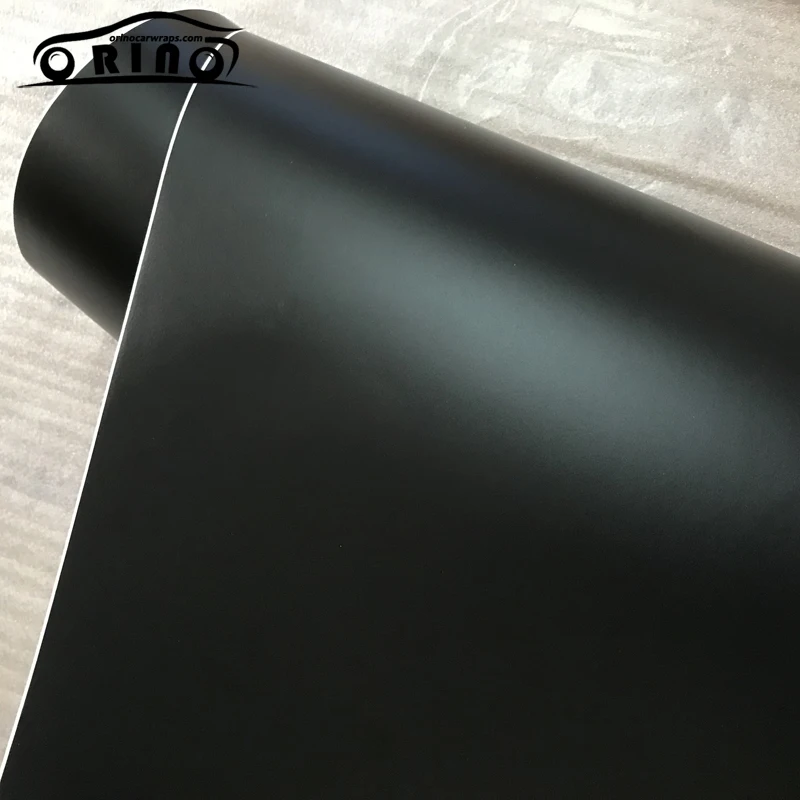 Black Satin Metallic Vinyl Wrap Film-6