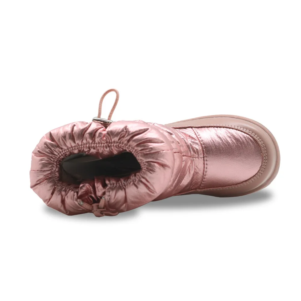 Dollplus/Новинка года; детские зимние сапоги; обувь для девочек; зимние сапоги; модная плюшевая детская обувь; водонепроницаемые Нескользящие детские сапоги