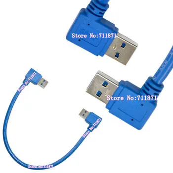 

Same Side Double Bend Male to Male Usb3.0 Cable Line Short Male Right Angle Double Bend USB3.0 USB3 USB 3.0 Line Cable Wire Cord