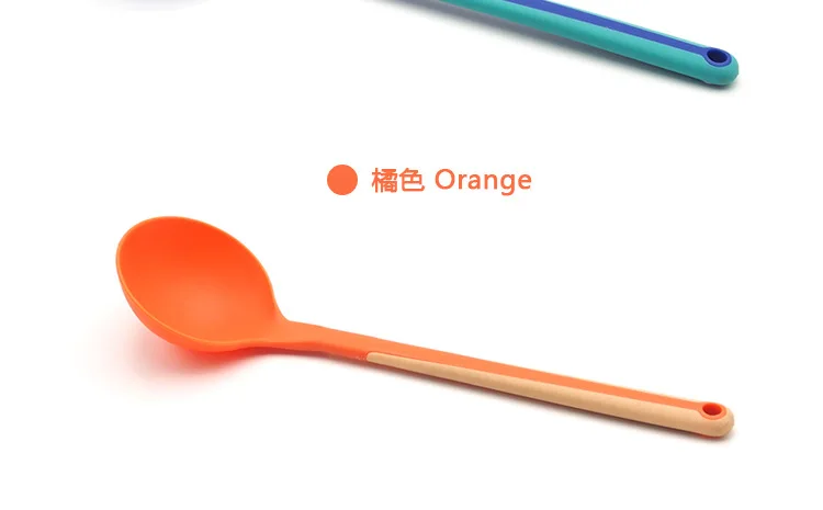 Amazon Long Handle Nylon Soup Ladle Saucepan Spoon Soup Cooking Spoon Sub-Hot Pot Porridge Spoon Household Kitchenware