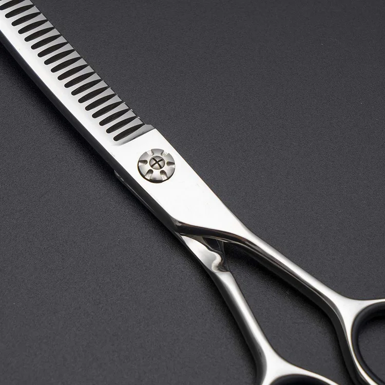 7 дюймов изогнутые ножницы для груминга собак правой рукой|Ножницы собак| |