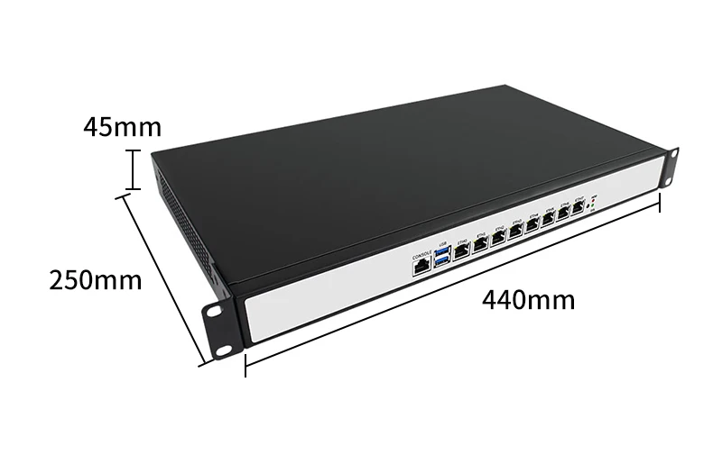 Intel i7-6700 Dual Core 8LAN 2USB 1COM 1U Network Server Firewall Appliance - Pfsense VS OPNSense IPsec OpenVPN Server Description Image.This Product Can Be Found With The Tag Names Barebone Mini PC, Computer Office, Dual core