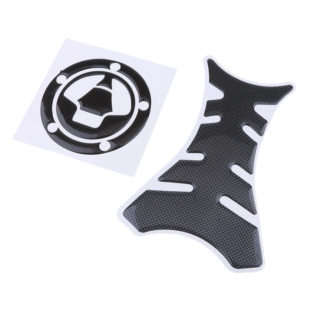 Motorcycle 3D Rubber Sticker Gas Fuel Oil Tank Pad For Kawasaki