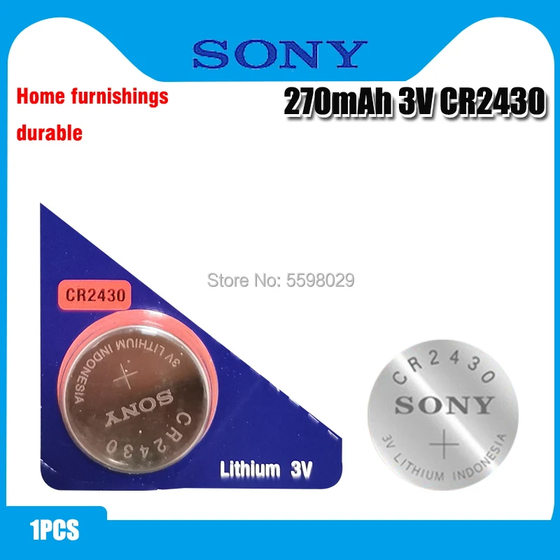 Оригинальная батарейка-таблетка Sony CR2430 CR 2430 DL2430 BR2430 KL2430 3 В литиевая батарея для