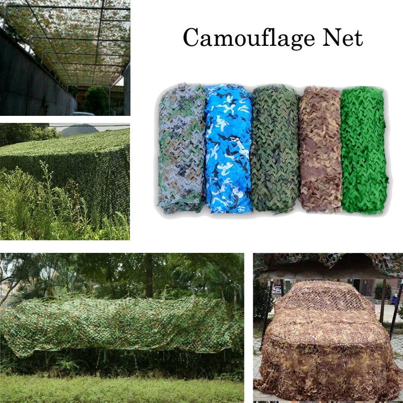 

Military Camouflage Net Hunting Camo Netting Outdoor Camouflage Hiding Net Car Covering Sun Shelter Jungle Net 3X5 M