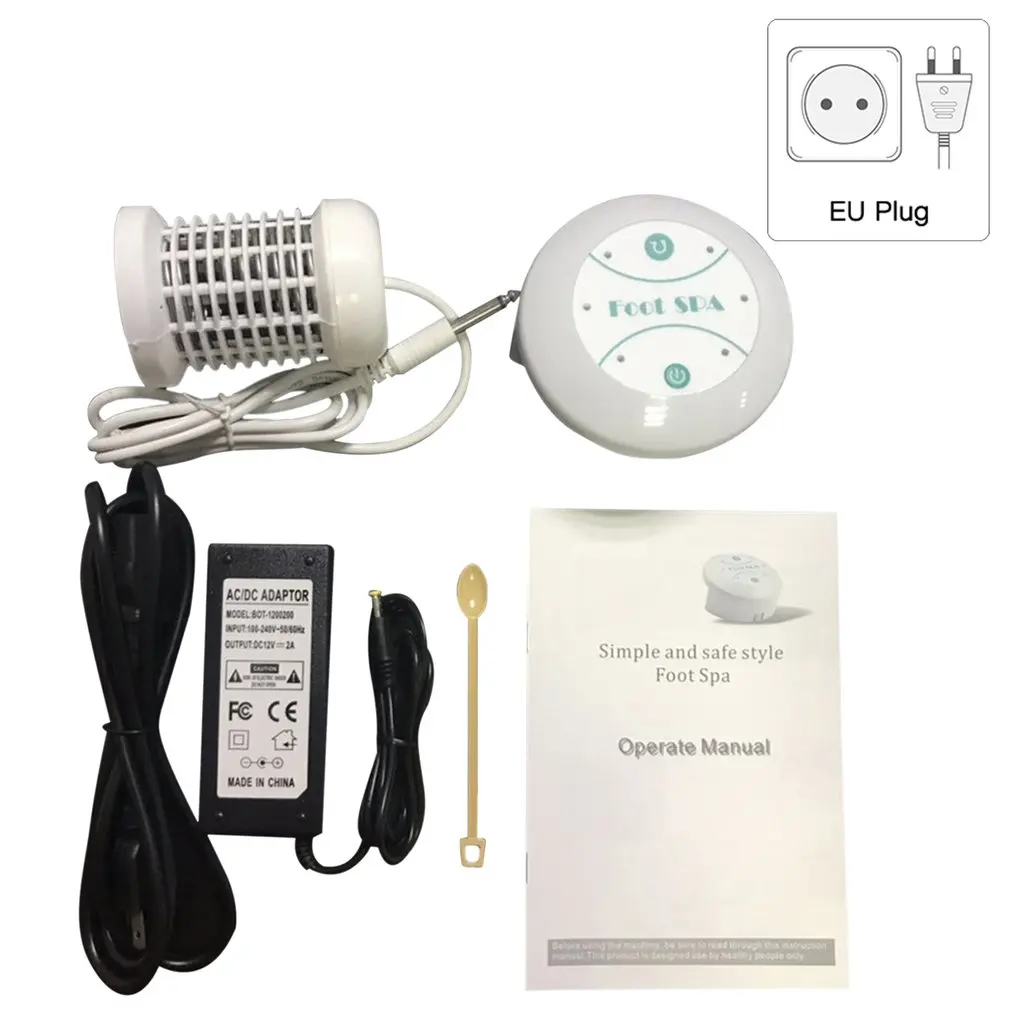 

Foot Bath Detoxification Foot Meter Home Mini Foot Bath Foot White Round Ion Head Bubble Foot Instrument Foot Massage 2019
