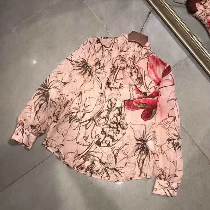 AH12188, модные женские блузки и рубашки,, Подиумные, Роскошные, известный бренд, Европейский дизайн, вечерние, стильная женская одежда