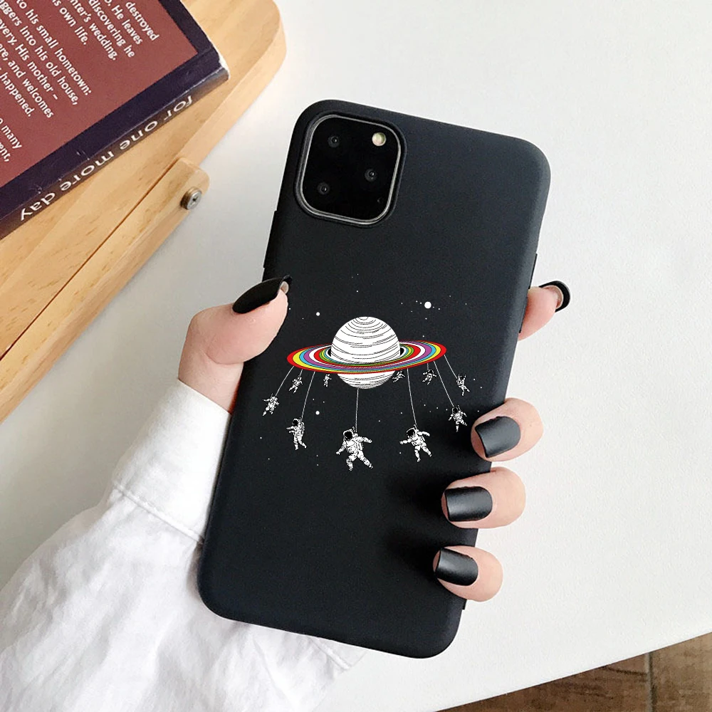 Чехол для телефона для iPhone 6, 6s, 7, 8 Plus, X, 5, 5S, SE, чехол с милой собачкой хаски, Рождественский Мягкий ТПУ черный чехол для iPhone 8, XR, XS, 11Pro Max - Цвет: 15