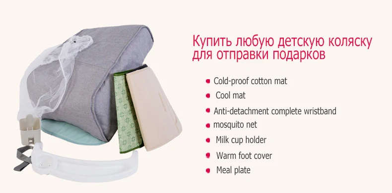 Wisesonle коляска детская Двухнаправленная прогулочная коляска младенца Сложить Легкая коляска складная переносная тележка Россия
