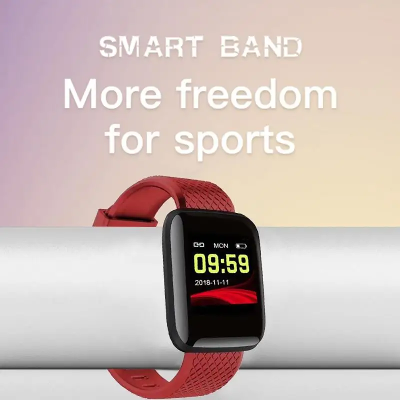 YX-6 Bluetooth Touch кровяное давление монитор сердечного ритма водонепроницаемый Smartband
