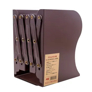 

Non-Printing Wind Creative Telescopic Folding Book Stand Metal Look Bookshelf Office Cartoon Student Storage Stationery