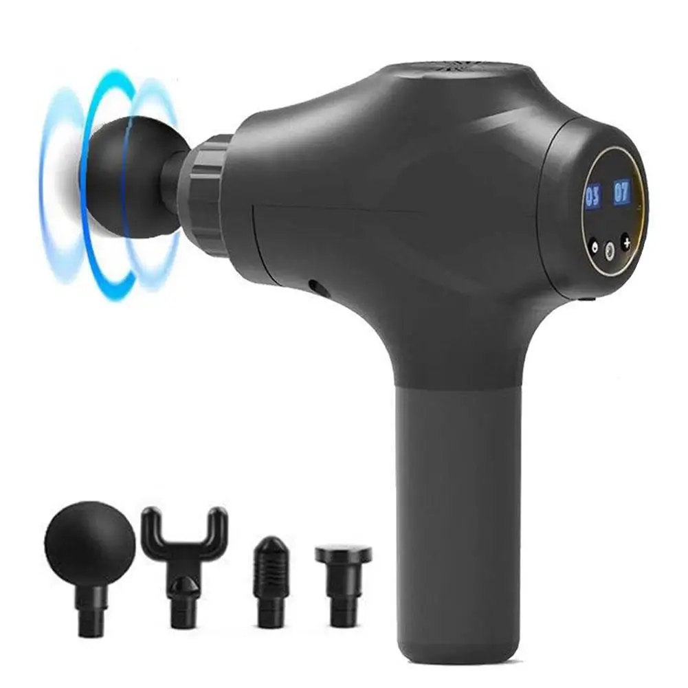 

Tissue Massage Gun Muscle Massager Muscle Pain Management After Training Exercising Body Relaxation Slimming Shaping Pain Relief