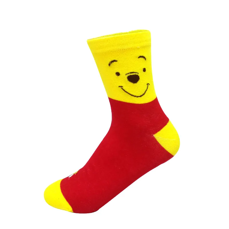 Модные повседневные женские носки с героями мультфильмов Микки, Дональд Дак, рождественские носки забавные хлопковые милые носки для девочек, Прямая поставка - Цвет: SMT-160-6
