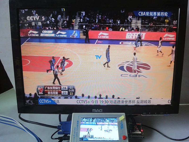 TKDMR TV 160 поколение LVDS Turn VGA конвертер с дисплеем LCD/светодиодный ТВ тестер