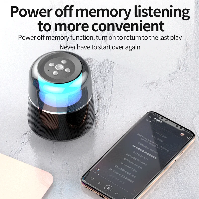 A68 Bluetooth динамик высокой громкости сабвуфер звук портативный 3D объемный домашний открытый беспроводной красочный светильник высокое качество звука