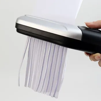 

1pcs Universal Office Paper Shredder Portable Mini Handheld Home Strip Fast USB Battery Powered Tool Cutter A6 A4 Folded Machine