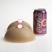 800 г/пара Классический круглый коричневый силиконовые груди сиськи поддельные увеличитель буферов для трансвеститов накладная грудь для трансвеститов чашки 34C/36B