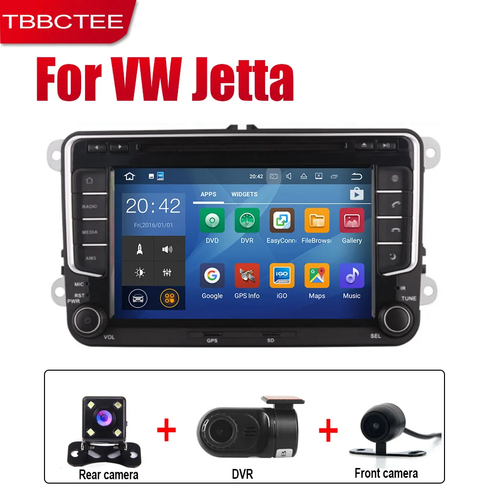 Extre Items TBBCTEE Android автомобильный DVD GPS Navi для Volkswagen VW Jetta 2005~ плеер навигация WiFi Bluetooth Mulitmedia система аудио ster - Цвет: Extre Items