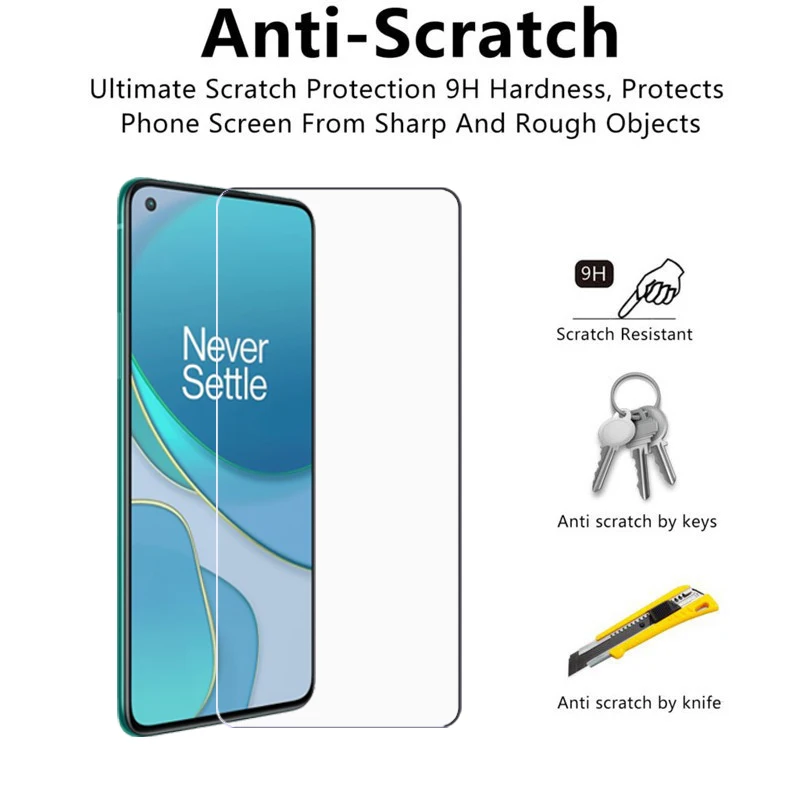 Закаленное стекло для OnePlus 8T 8 7 7T Pro 5g Защитная пленка экрана Nord N10 N100 Защитное