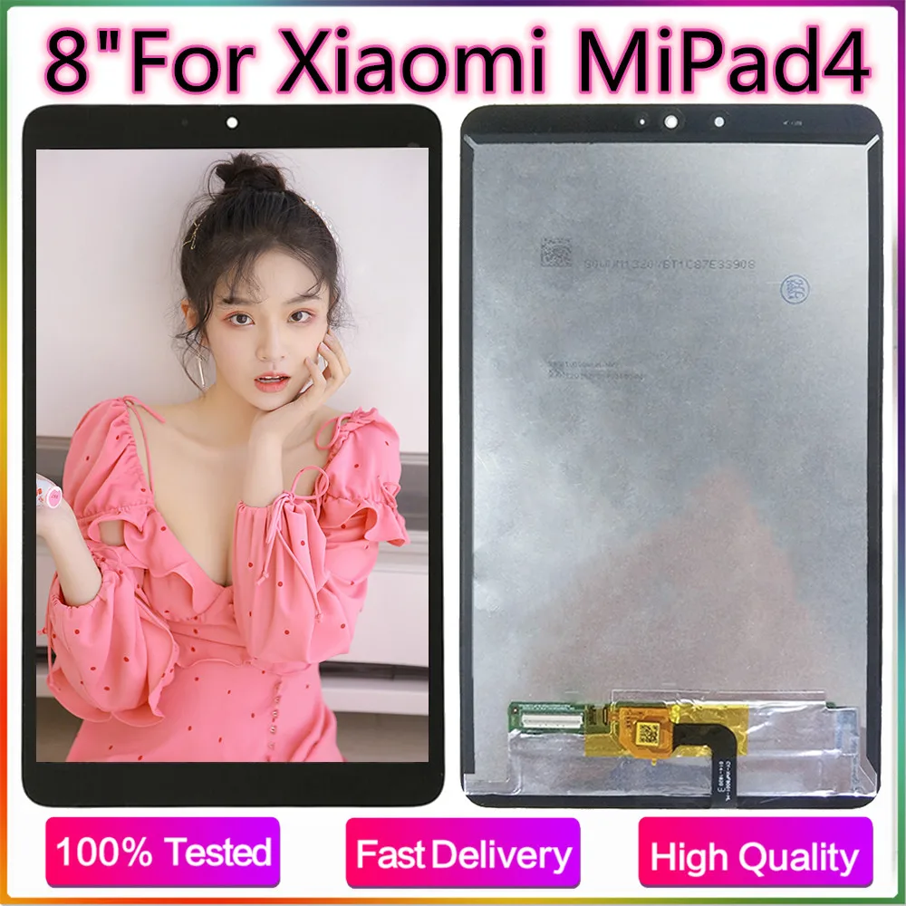 8&quot inch For Xiaomi Mi Pad 4 MiPad4 Mipad MIUI LCD Display + Touch Screen Digitizer Glass Full Assembly Tablet PC | Компьютеры и