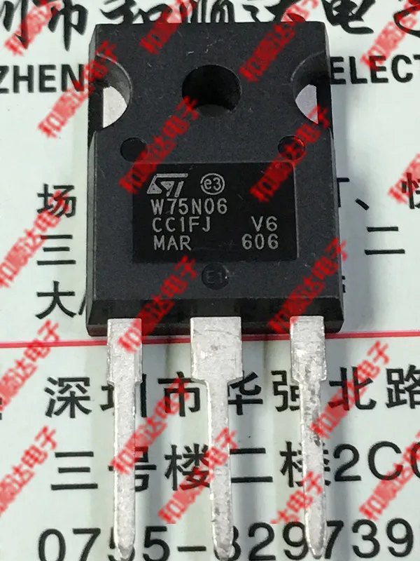/2 шт./STW75N06 W75N06-247 60V 75A