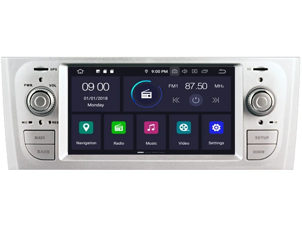 Flash Deal RUISO 4g+64g 8-Core Car DVD Player Android 9.0 for FIAT OLD PUNTO car multimedia auto stereo 1080P gps wifi dvr dab obd ips 18
