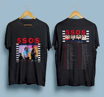 

New 5 Seconds Of Summer 5SOS Meet You There Tour 2020 T Shirt Size S-5XL