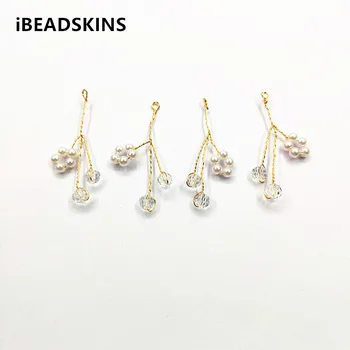 

New arrival! 49x30mm 50pcs Imitation pearls charm/Connectors for Necklace,Earrings parts, Accessories,hand Made Jewelry DIY
