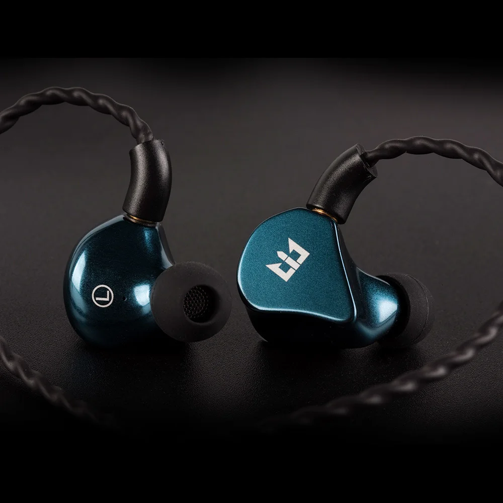 TRI I4 вкладыши наушники гарнитура DJ монитор Hi-Fi игровой наушник 1BA+ 1DD Гибридный блок интерфейсом MMCX отсоединяется