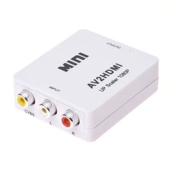 

HDMI2RCACVS 3 RCA Composite Video AV to Mini HDMI Converter for TV/PC/PS3/Blue-Ray DVD