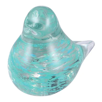 

1 Pc Glass Bird Ornament Craft Bird Model Ornament Decor for Home Office