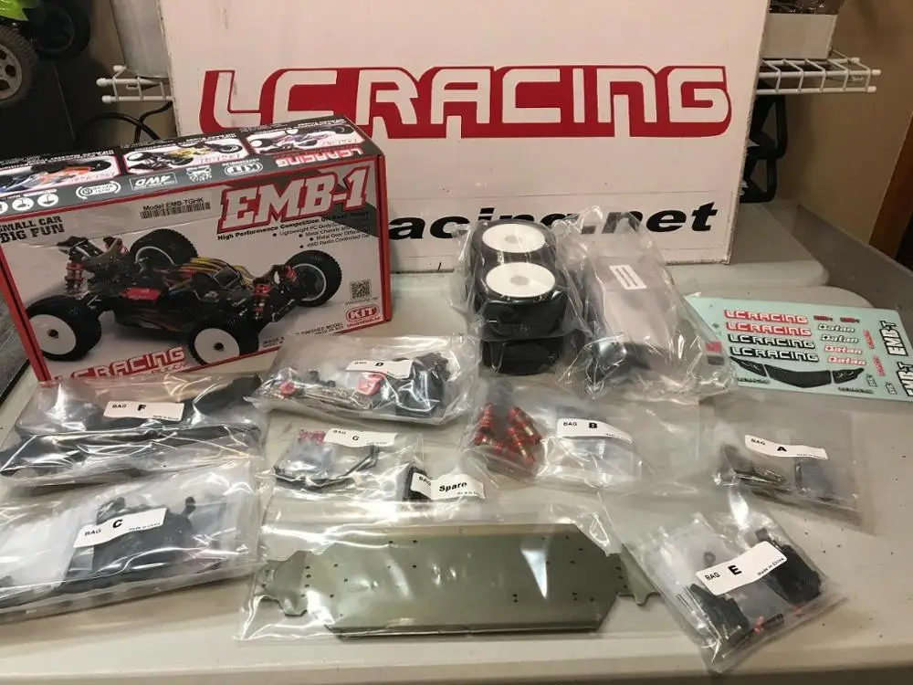 US $150.00 Lc Racing 114 Off Road 4wd Rc Brushless Truggy Kit Unassembled
